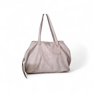 Antik Kraft Soft Beige Vegan Leather Tote Bag